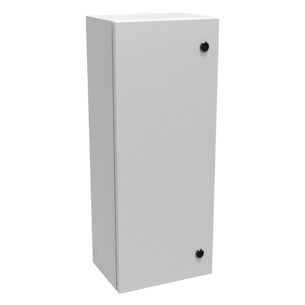 Hammond Slotted 1/4 Turn Latch Electrical Enclosures, 30 in H, 8 in D, 12 in W, NEMA 4, Steel EN4SD30128LG - main